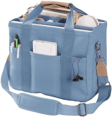 Borsa di tela con tasche multiple Borsa di crossbody per donne Borsa di moda per spalle Tutto Borsa di tutto con Compart