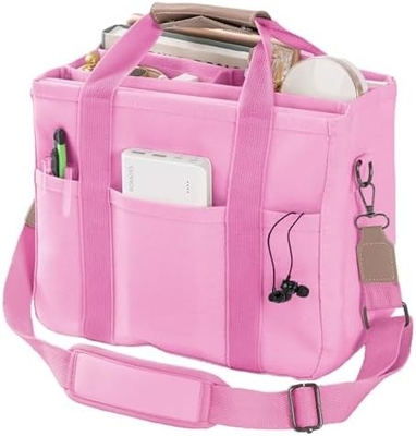 Borsa di tela con tasche multiple Borsa di crossbody per donne Borsa di moda per spalle Tutto Borsa di tutto con Compart