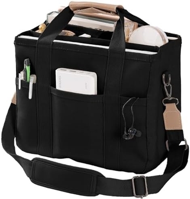 Borsa di tela con tasche multiple Borsa di crossbody per donne Borsa di moda per spalle Tutto Borsa di tutto con Compart