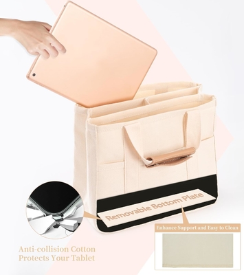 Borsa di tela con tasche multiple Borsa di crossbody per donne Borsa di moda per spalle Tutto Borsa di tutto con Compart
