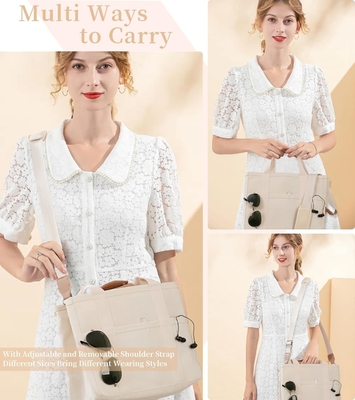 Borsa di tela con tasche multiple Borsa di crossbody per donne Borsa di moda per spalle Tutto Borsa di tutto con Compart