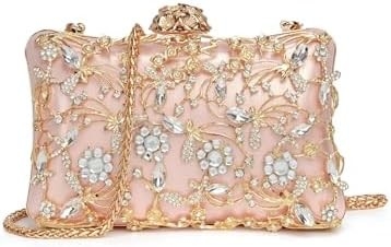 Borsa da sera Borsa da coppia Borse per donne Borsa di strass Borsa di festa spumante Borsa da spalla Borsa da matrimonio con catena