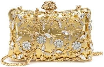 Borsa da sera Borsa da coppia Borse per donne Borsa di strass Borsa di festa spumante Borsa da spalla Borsa da matrimonio con catena