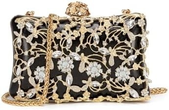 Borsa da sera Borsa da coppia Borse per donne Borsa di strass Borsa di festa spumante Borsa da spalla Borsa da matrimonio con catena