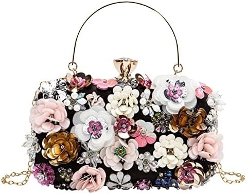 Lettuce FLOR Clutch BORSA VESTERNA BORSA PER DONNE FESTA FORMALE BORSA DI MANO CATENA Cintura BORSA