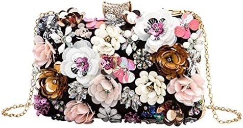 Lettuce FLOR Clutch BORSA VESTERNA BORSA PER DONNE FESTA FORMALE BORSA DI MANO CATENA Cintura BORSA
