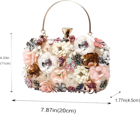 Lettuce FLOR Clutch BORSA VESTERNA BORSA PER DONNE FESTA FORMALE BORSA DI MANO CATENA Cintura BORSA