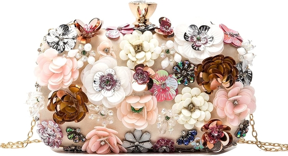 Lettuce FLOR Clutch BORSA VESTERNA BORSA PER DONNE FESTA FORMALE BORSA DI MANO CATENA Cintura BORSA