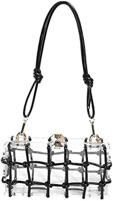 Borsa Acrilica Chiara Strass Borsa Acrilica Cristallo Borse da Serata Per Donne Borsa Glitter Per Festa di Nozze