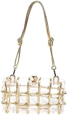 Borsa Acrilica Chiara Strass Borsa Acrilica Cristallo Borse da Serata Per Donne Borsa Glitter Per Festa di Nozze