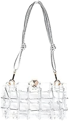 Borsa Acrilica Chiara Strass Borsa Acrilica Cristallo Borse da Serata Per Donne Borsa Glitter Per Festa di Nozze