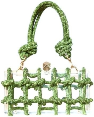Borsa Acrilica Chiara Strass Borsa Acrilica Cristallo Borse da Serata Per Donne Borsa Glitter Per Festa di Nozze