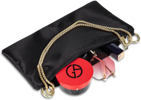 Borsa da sera in satin per donna Borsa da mano per donna Borsa da spalla per matrimonio con 2 catene per festa formale