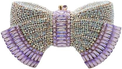 UMREN DONNE ELEGANTE farfalla borse da sera di strass LUXURO CRISTAL CLUTCH Festa di nozze cocktail borsa da mano