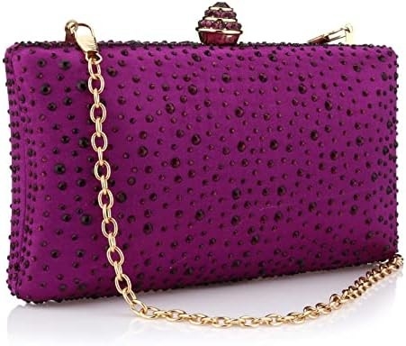 Borsa da sera da donna Strass luccicante Festa di nozze Borsa da mano Borsa a manica Catena Spalla Borsa crossbody