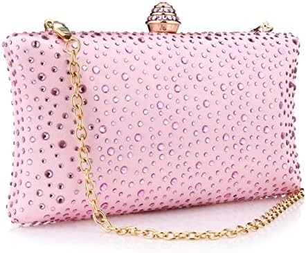 Borsa da sera da donna Strass luccicante Festa di nozze Borsa da mano Borsa a manica Catena Spalla Borsa crossbody