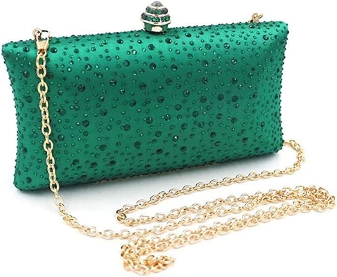 Borsa da sera da donna Strass luccicante Festa di nozze Borsa da mano Borsa a manica Catena Spalla Borsa crossbody