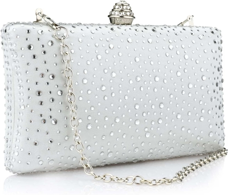 Borsa da sera da donna Strass luccicante Festa di nozze Borsa da mano Borsa a manica Catena Spalla Borsa crossbody