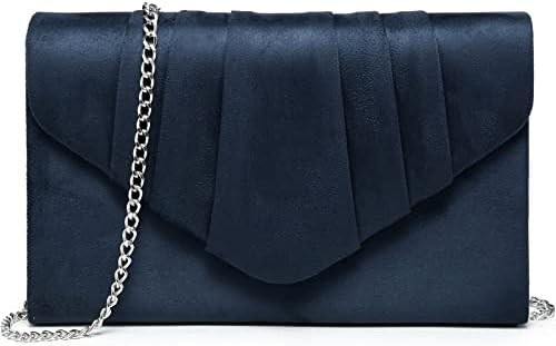 DASEIN BORSA DA SERA DOMESSA BORSA PLEATED ENVOLVE CLAUTCH BORSA di mano Festa di nozze borsa da sposa