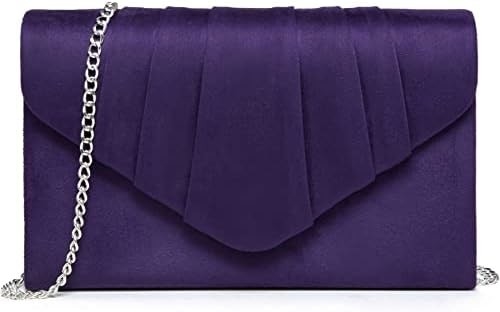 DASEIN BORSA DA SERA DOMESSA BORSA PLEATED ENVOLVE CLAUTCH BORSA di mano Festa di nozze borsa da sposa
