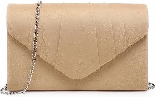 DASEIN BORSA DA SERA DOMESSA BORSA PLEATED ENVOLVE CLAUTCH BORSA di mano Festa di nozze borsa da sposa
