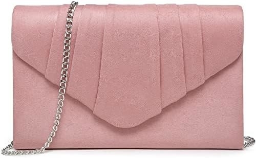 DASEIN BORSA DA SERA DOMESSA BORSA PLEATED ENVOLVE CLAUTCH BORSA di mano Festa di nozze borsa da sposa