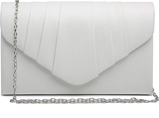 DASEIN BORSA DA SERA DOMESSA BORSA PLEATED ENVOLVE CLAUTCH BORSA di mano Festa di nozze borsa da sposa