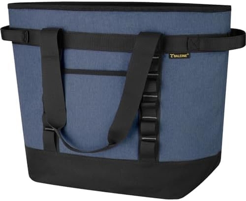 BALINE LARGE 36-CAN COOLER BAGS ISOLATO, PEVA SOFT COOLER TOTE BAG, BAG di alimentari isolati con top zippered