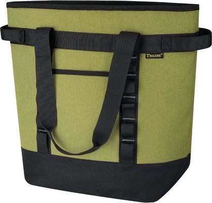 BALINE LARGE 36-CAN COOLER BAGS ISOLATO, PEVA SOFT COOLER TOTE BAG, BAG di alimentari isolati con top zippered