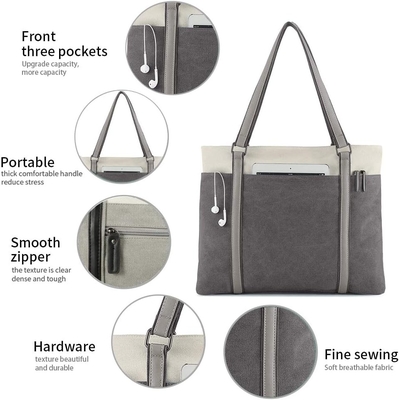 LAPTOP DOMENICA BORSA DI BORSA PER LAVORO PESO LEGGERO TASSA DI MANO