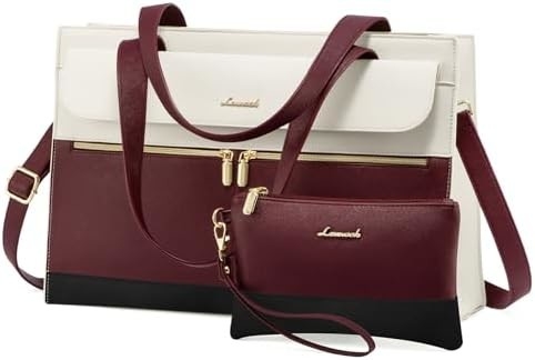 LOVEVOOK BORSA PER DONNE BORSA PER LAPPTOP PER LAVORO BORSA PROFESSIONALE in pelle BORSA IN AGUA