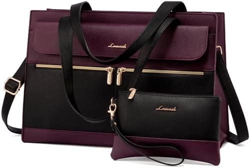 LOVEVOOK BORSA PER DONNE BORSA PER LAPPTOP PER LAVORO BORSA PROFESSIONALE in pelle BORSA IN AGUA