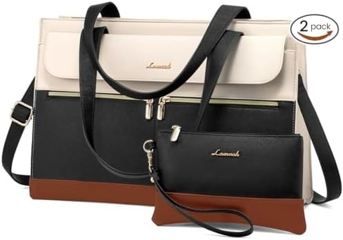 LOVEVOOK BORSA PER DONNE BORSA PER LAPPTOP PER LAVORO BORSA PROFESSIONALE in pelle BORSA IN AGUA