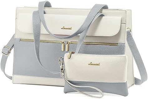 LOVEVOOK BORSA PER DONNE BORSA PER LAPPTOP PER LAVORO BORSA PROFESSIONALE in pelle BORSA IN AGUA