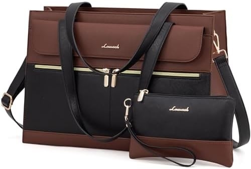 LOVEVOOK BORSA PER DONNE BORSA PER LAPPTOP PER LAVORO BORSA PROFESSIONALE in pelle BORSA IN AGUA