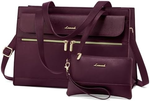 LOVEVOOK BORSA PER DONNE BORSA PER LAPPTOP PER LAVORO BORSA PROFESSIONALE in pelle BORSA IN AGUA