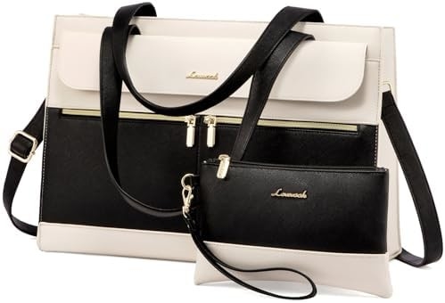 LOVEVOOK BORSA PER DONNE BORSA PER LAPPTOP PER LAVORO BORSA PROFESSIONALE in pelle BORSA IN AGUA