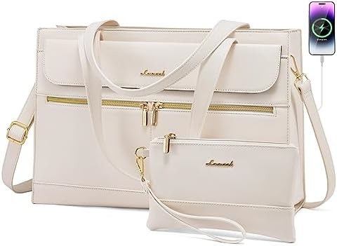 LOVEVOOK BORSA PER DONNE BORSA PER LAPPTOP PER LAVORO BORSA PROFESSIONALE in pelle BORSA IN AGUA