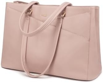 LAPTOP TOTE BAG PER DONNE 15,6 pollici di pelle impermeabile BALZETTI PER COMPUTATORE BUSINESS OFFICE LAVORO BRIEFCASE NERO