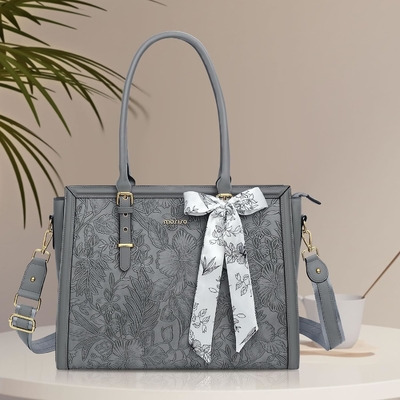 MOISISO BORSA PER DONNE, 17-17.3 pollici PU BORSA PER PELLE COMPATIBILE CON MACBOOK, HP, DELL, ASUS NoteBOOK