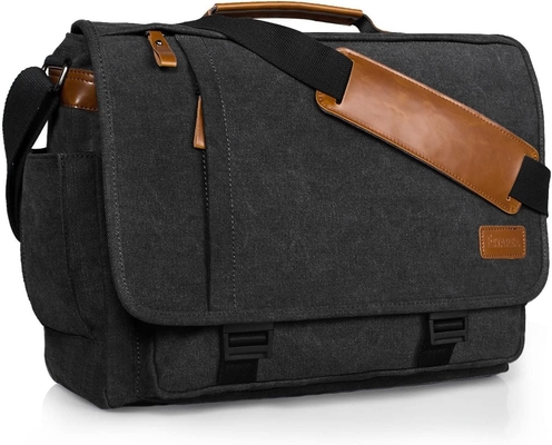 STARER MEN MESSENGER BAG 15,6 pollici, tela resistente all'acqua BACCO DEL COMPUTATORE BACCO DI LAVORO, BACCO DELL'OSTRALE BRIEFCASE BACCHEL