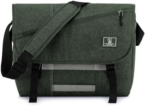 OIWAS Messenger Bag per Uomini, 15.6 Inch Laptop Crossbody Bag Donna Casual Sacchetto Shoulder Bag Ufficio Viaggi del Collegio