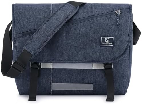 OIWAS Messenger Bag per Uomini, 15.6 Inch Laptop Crossbody Bag Donna Casual Sacchetto Shoulder Bag Ufficio Viaggi del Collegio