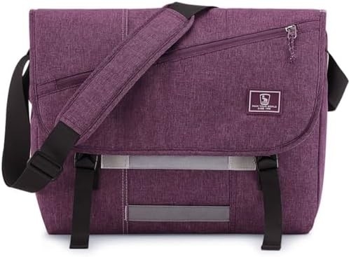 OIWAS Messenger Bag per Uomini, 15.6 Inch Laptop Crossbody Bag Donna Casual Sacchetto Shoulder Bag Ufficio Viaggi del Collegio