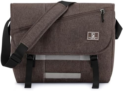 OIWAS Messenger Bag per Uomini, 15.6 Inch Laptop Crossbody Bag Donna Casual Sacchetto Shoulder Bag Ufficio Viaggi del Collegio