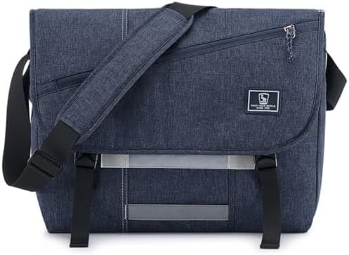 OIWAS Messenger Bag per Uomini, 15.6 Inch Laptop Crossbody Bag Donna Casual Sacchetto Shoulder Bag Ufficio Viaggi del Collegio