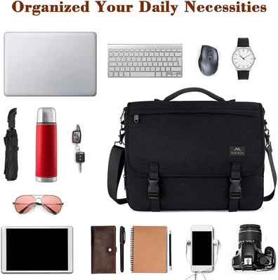 BORSA MESSENGER PER Uomini, DONNE BRIEFCASES leggero BORSA LAPTOP UOMO 15,6 pollici resistente all'acqua scuola crossbody