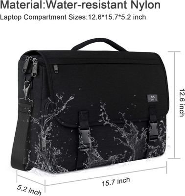 BORSA MESSENGER PER Uomini, DONNE BRIEFCASES leggero BORSA LAPTOP UOMO 15,6 pollici resistente all'acqua scuola crossbody