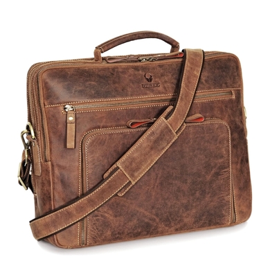 Sacchetto portatile San Francisco 17 pollici sacchetto a mano in pelle per notebook valigetta per ufficio