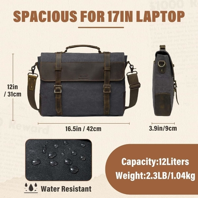 Borsa da uomo, borsa da cuoio, portatile, borsa da spalla, borsetta da lavoro.